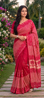 Pure Cotton Hand Block Print Saree